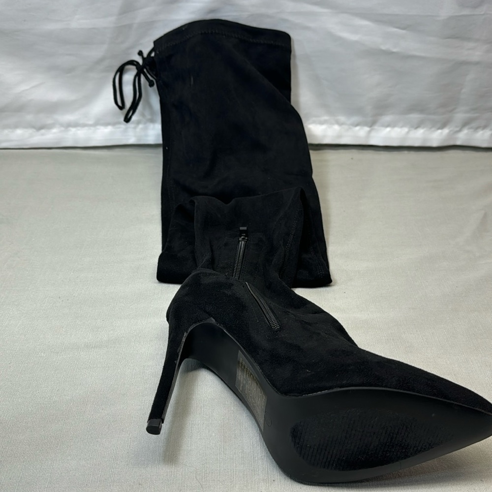 High Heel Boots ( Thigh High ) Black